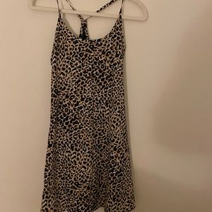 Outdoor Voices Leopard Print Exercise Dress